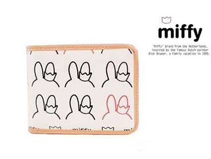 Miffy米菲 簡約風格系列(簡約短夾)