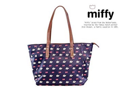Miffy米菲 藍調風情系列-側肩包